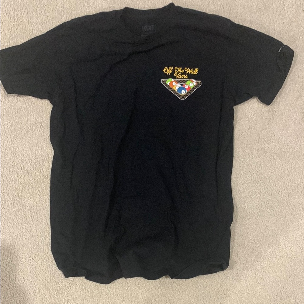 Vans Black Graphic T-Shirt for Men